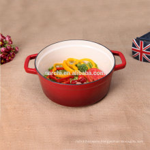 Enamel cast Iron well equipped kitchen cookware